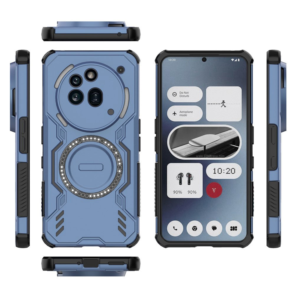 MagSafe калъф за Nothing Phone (3a) Pro, Techsuit, ArmorMag, Син