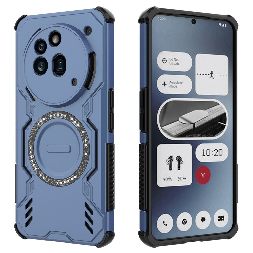 MagSafe калъф за Nothing Phone (3a) Pro, Techsuit, ArmorMag, Син
