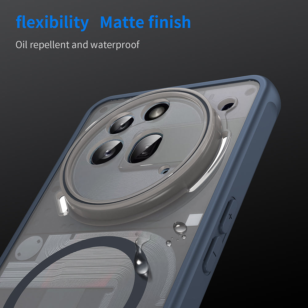 Калъф MagSafe за Nothing Phone (3a) Pro, Techsuit, HaloFrost II, Тъмносин