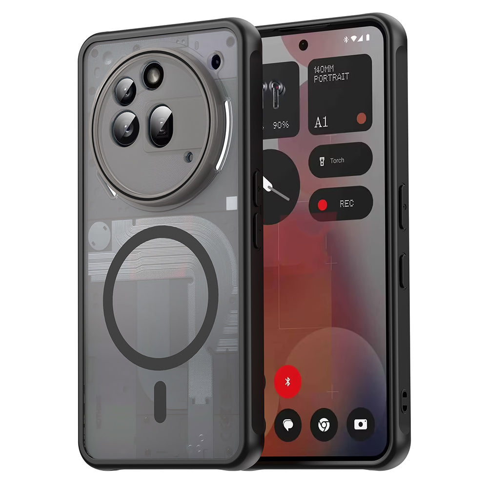 Калъф MagSafe за Nothing Phone (3a) Pro, Techsuit, HaloFrost II, Черен