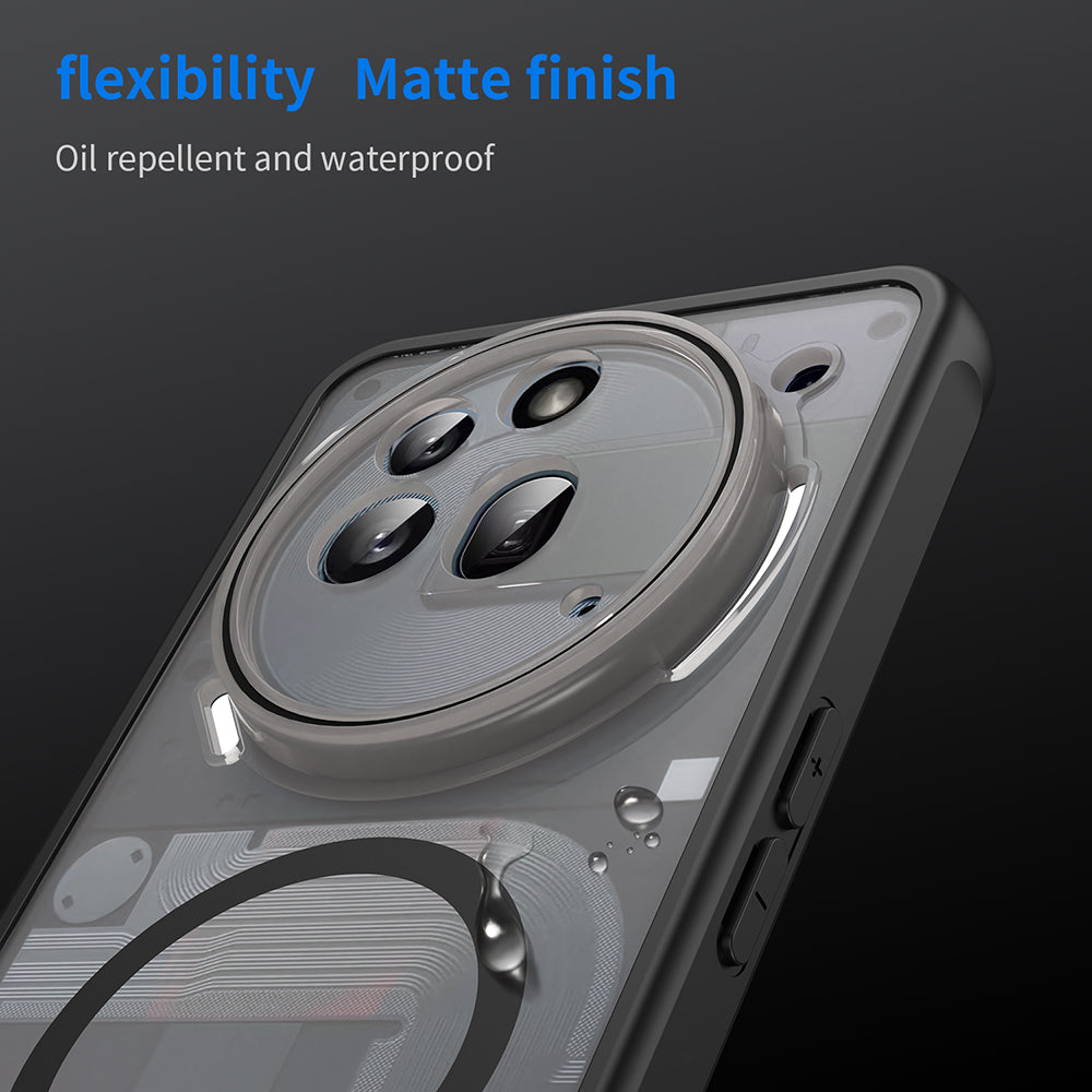 Калъф MagSafe за Nothing Phone (3a) Pro, Techsuit, HaloFrost II, Черен