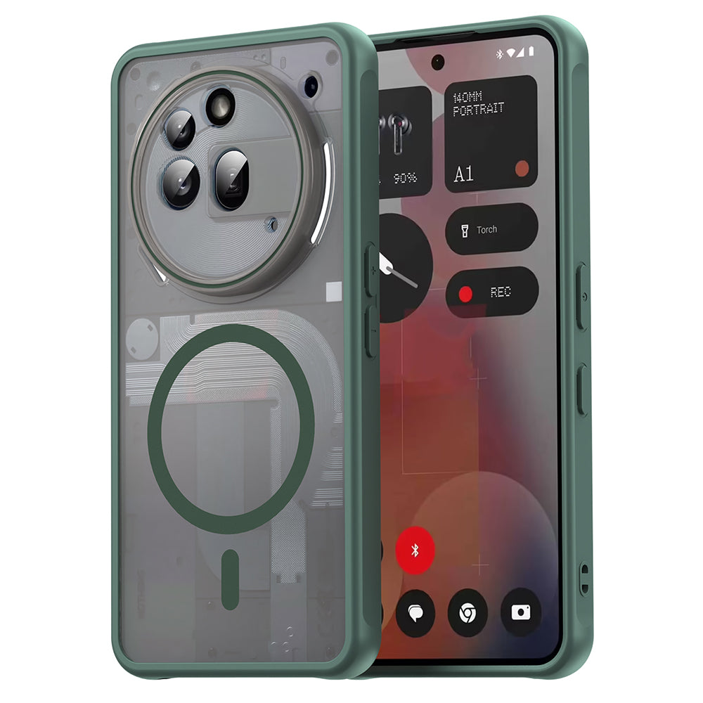 Калъф MagSafe за Nothing Phone (3a) Pro, Techsuit, HaloFrost II, Зелен