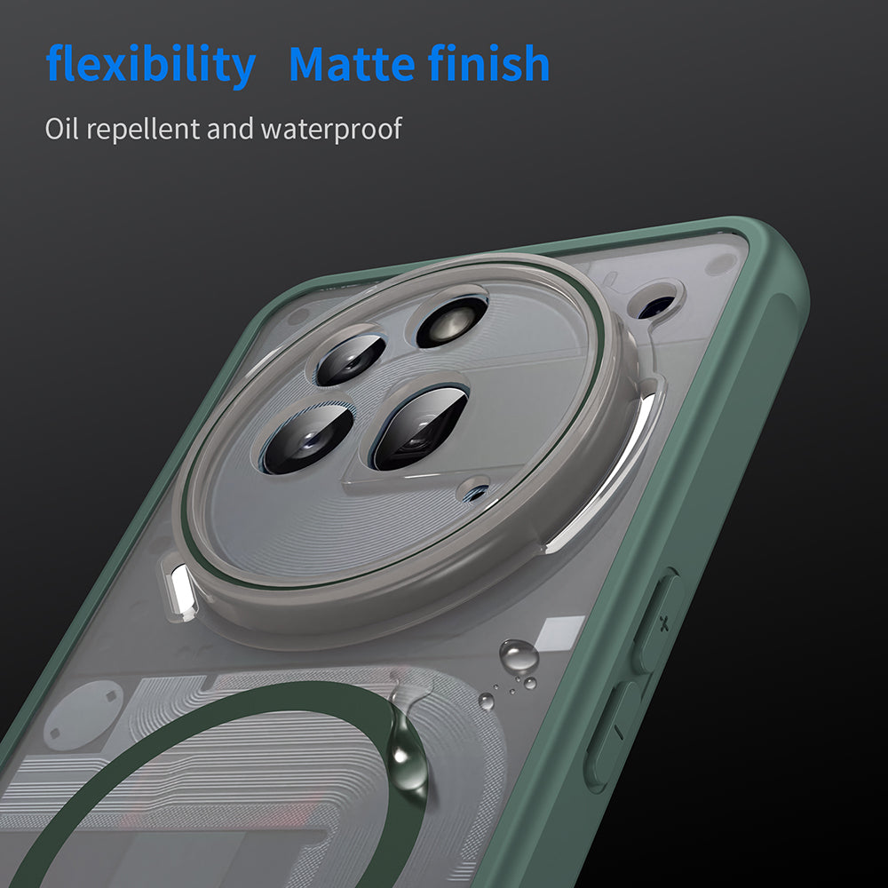 Калъф MagSafe за Nothing Phone (3a) Pro, Techsuit, HaloFrost II, Зелен