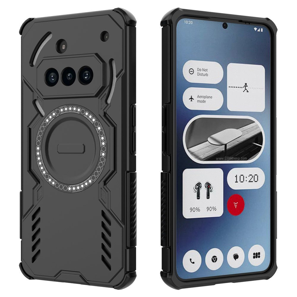 Калъф MagSafe за Nothing Phone (3a), Techsuit, ArmorMag, Черен