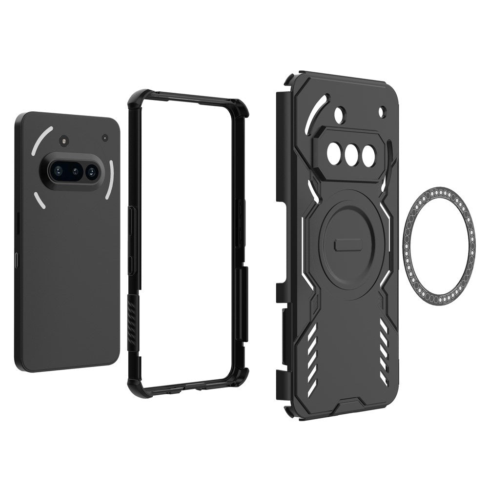 Калъф MagSafe за Nothing Phone (3a), Techsuit, ArmorMag, Черен
