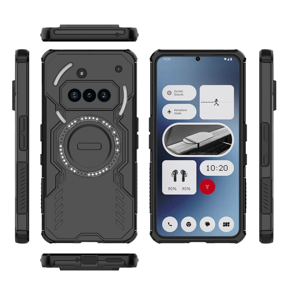 Калъф MagSafe за Nothing Phone (3a), Techsuit, ArmorMag, Черен