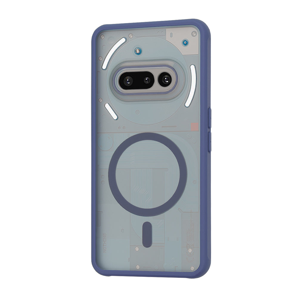 Калъф MagSafe за Nothing Phone (3a), Techsuit, HaloFrost, Тъмносин