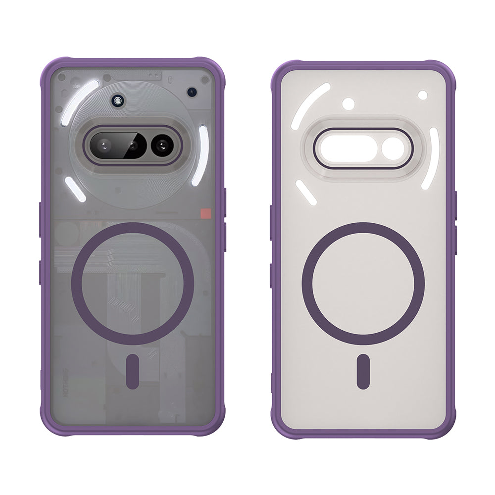 Калъф MagSafe за Nothing Phone (3a), Techsuit, HaloFrost II, Лилав