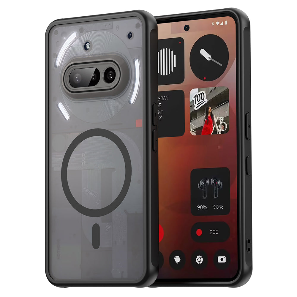 Калъф MagSafe за Nothing Phone (3a), Techsuit, HaloFrost II, Черен