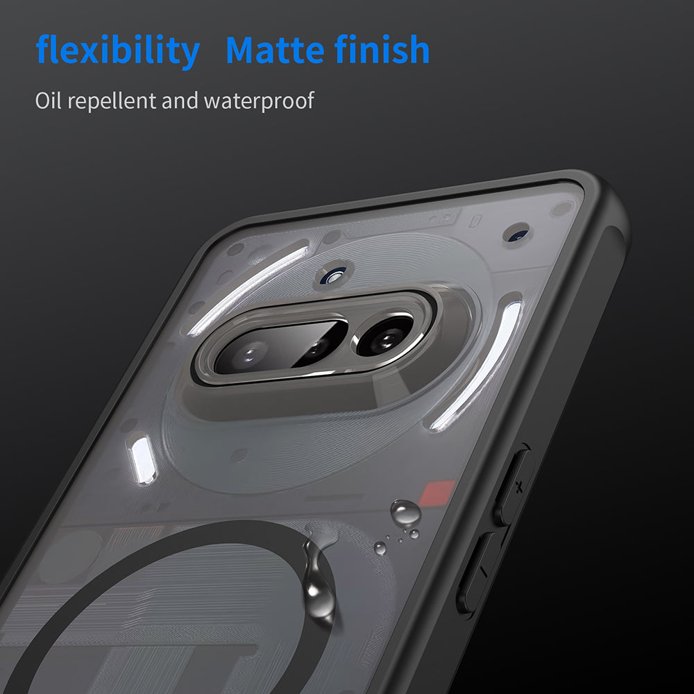 Калъф MagSafe за Nothing Phone (3a), Techsuit, HaloFrost II, Черен