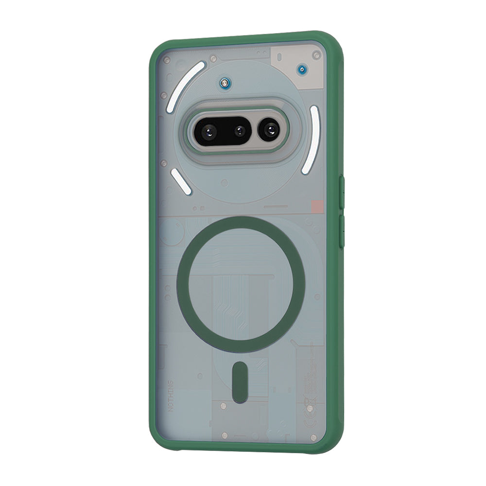 Калъф MagSafe за Nothing Phone (3a), Techsuit, HaloFrost, Зелен
