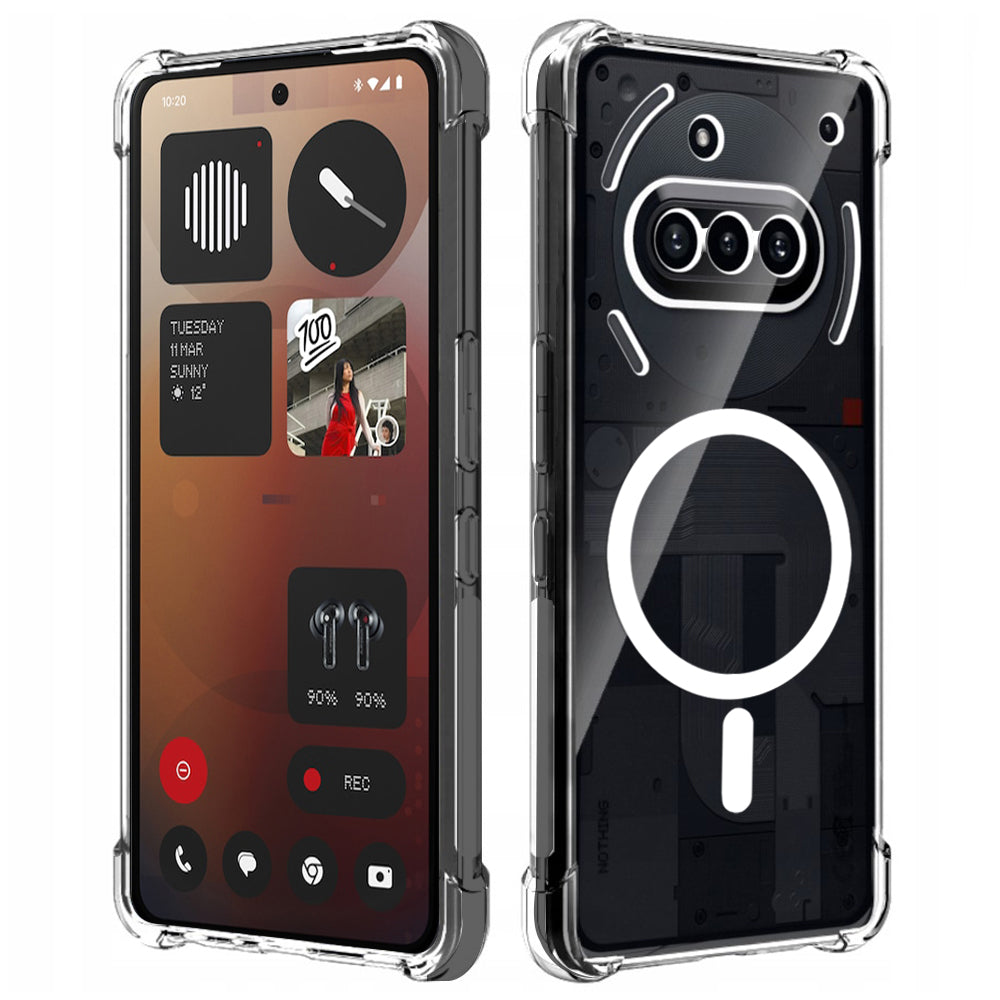 Калъф MagSafe за Nothing Phone (3a), Techsuit, противоударен, прозрачен