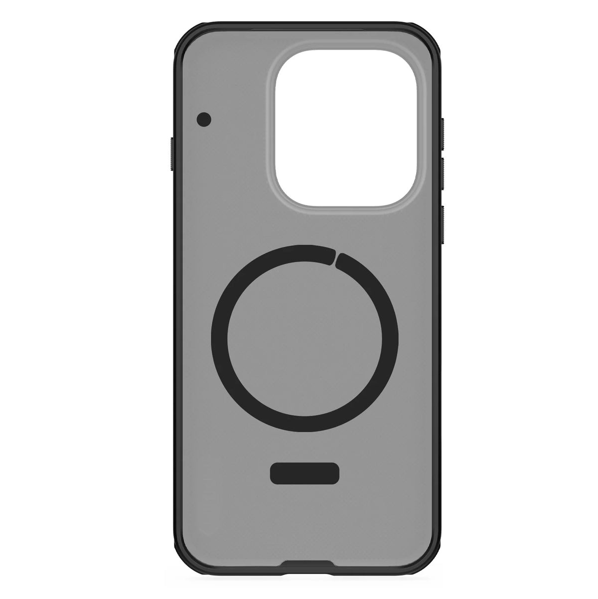 Калъф MagSafe за OnePlus 15, Nillkin, Super Shield Pro, Черен Прозрачен Сатениран