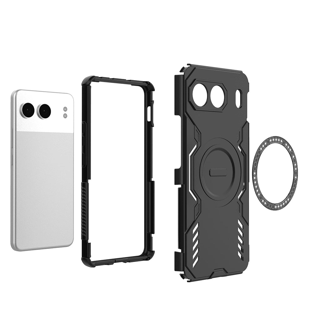 MagSafe калъф за OnePlus Nord 4, Techsuit, ArmorMag, Син