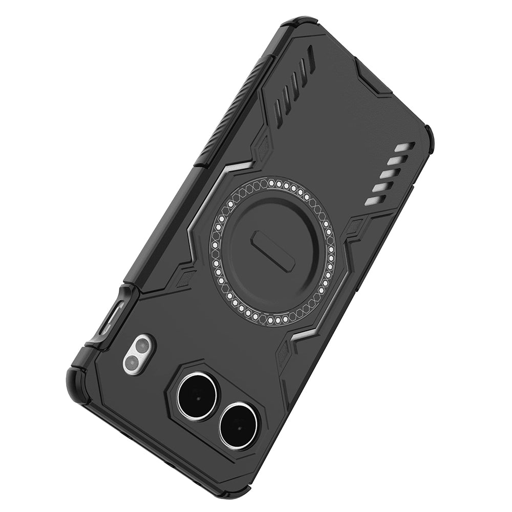MagSafe калъф за OnePlus Nord 4, Techsuit, ArmorMag, Черен