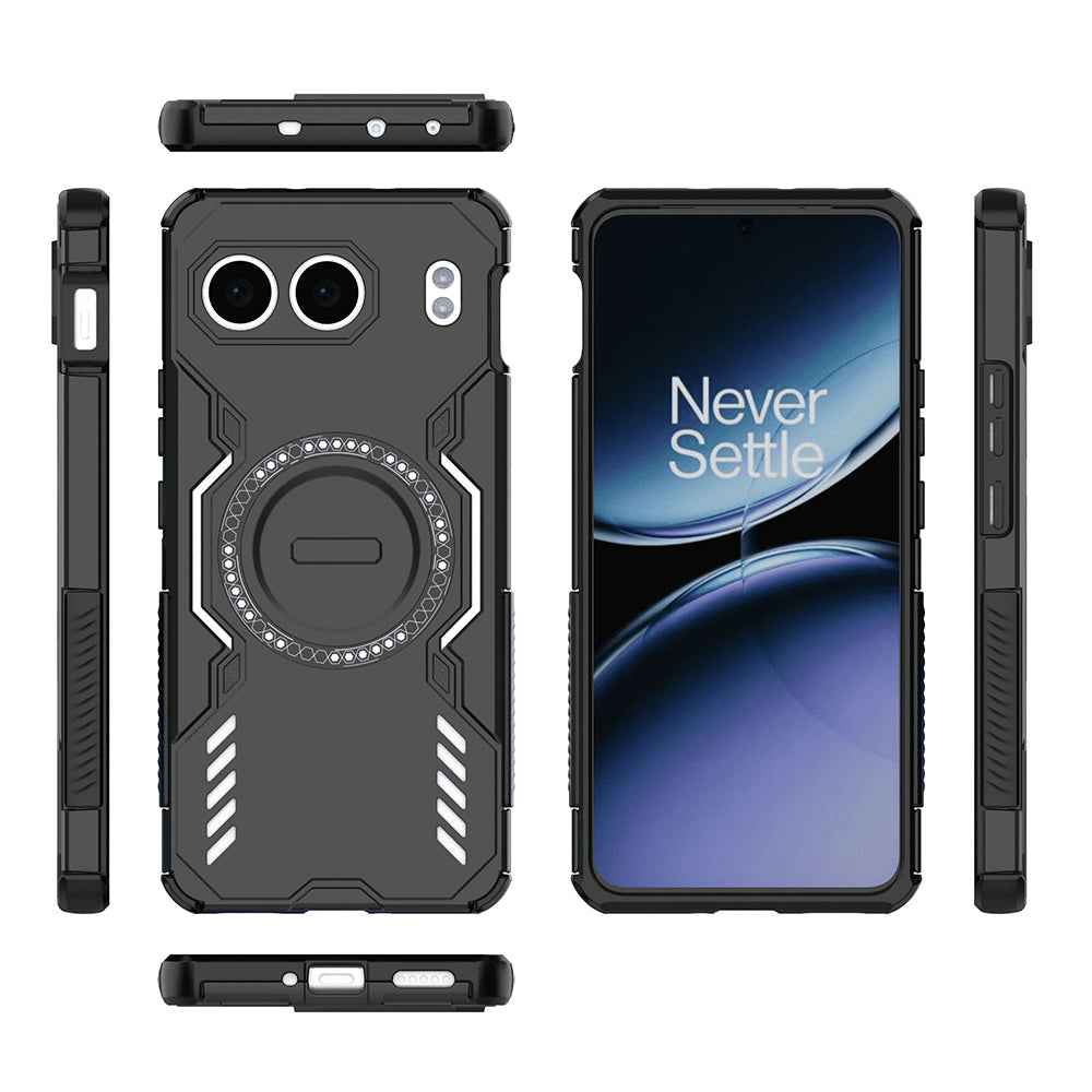 MagSafe калъф за OnePlus Nord 4, Techsuit, ArmorMag, Черен