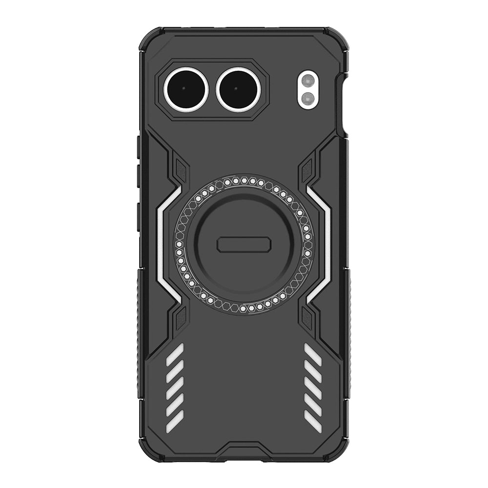 MagSafe калъф за OnePlus Nord 4, Techsuit, ArmorMag, Черен