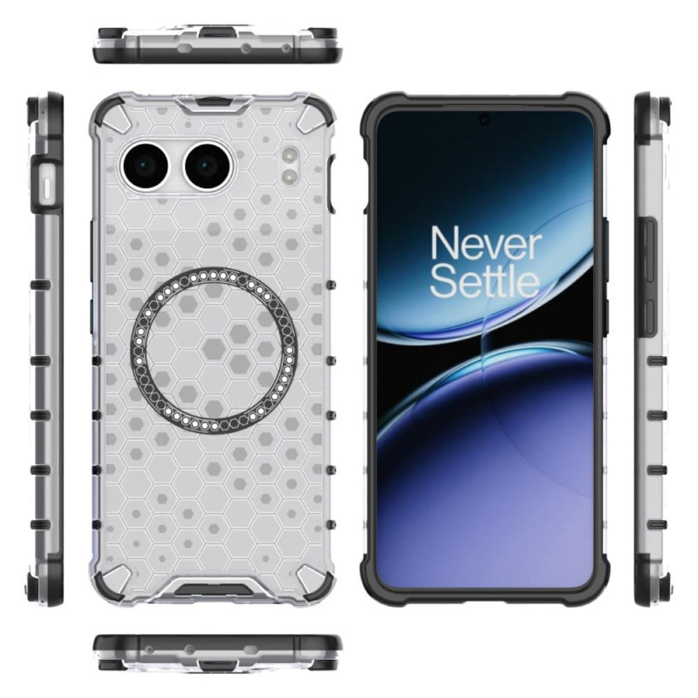 Калъф MagSafe за OnePlus Nord 4, Techsuit, HoneyComb Shield, Бял
