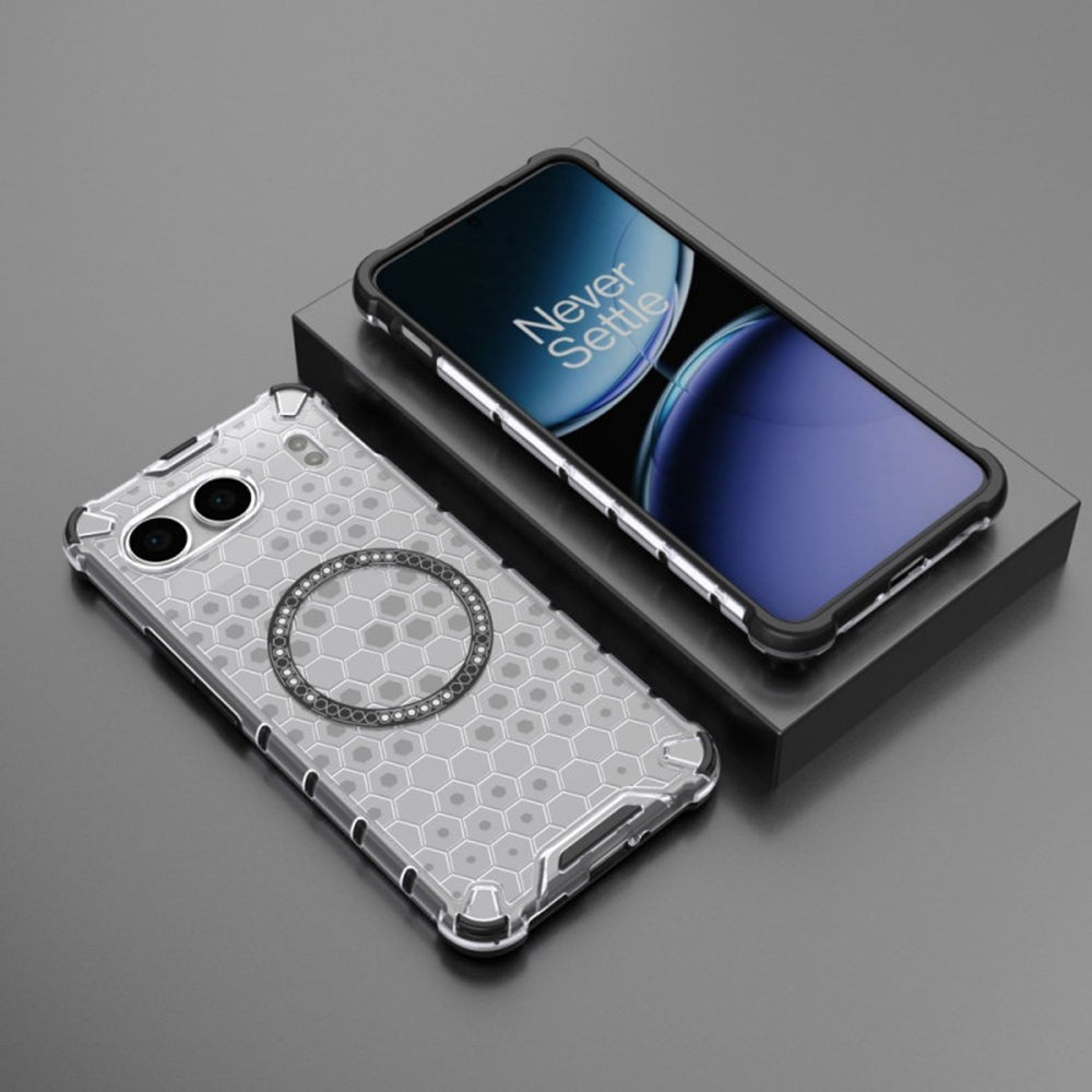 Калъф MagSafe за OnePlus Nord 4, Techsuit, HoneyComb Shield, Бял