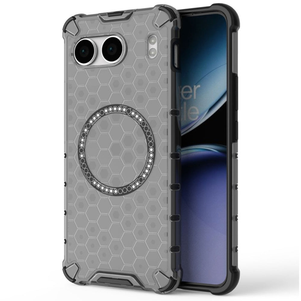 MagSafe калъф за OnePlus Nord 4, Techsuit, HoneyComb Shield, Черен