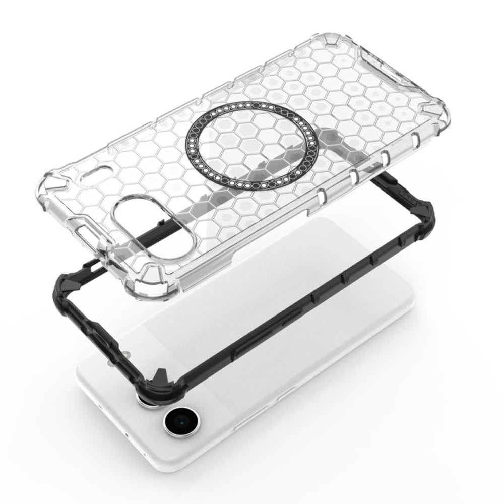 MagSafe калъф за OnePlus Nord 4, Techsuit, HoneyComb Shield, Черен