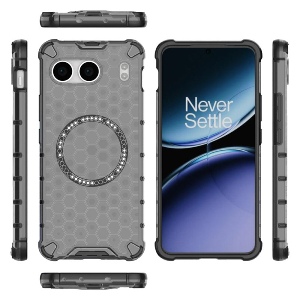 MagSafe калъф за OnePlus Nord 4, Techsuit, HoneyComb Shield, Черен