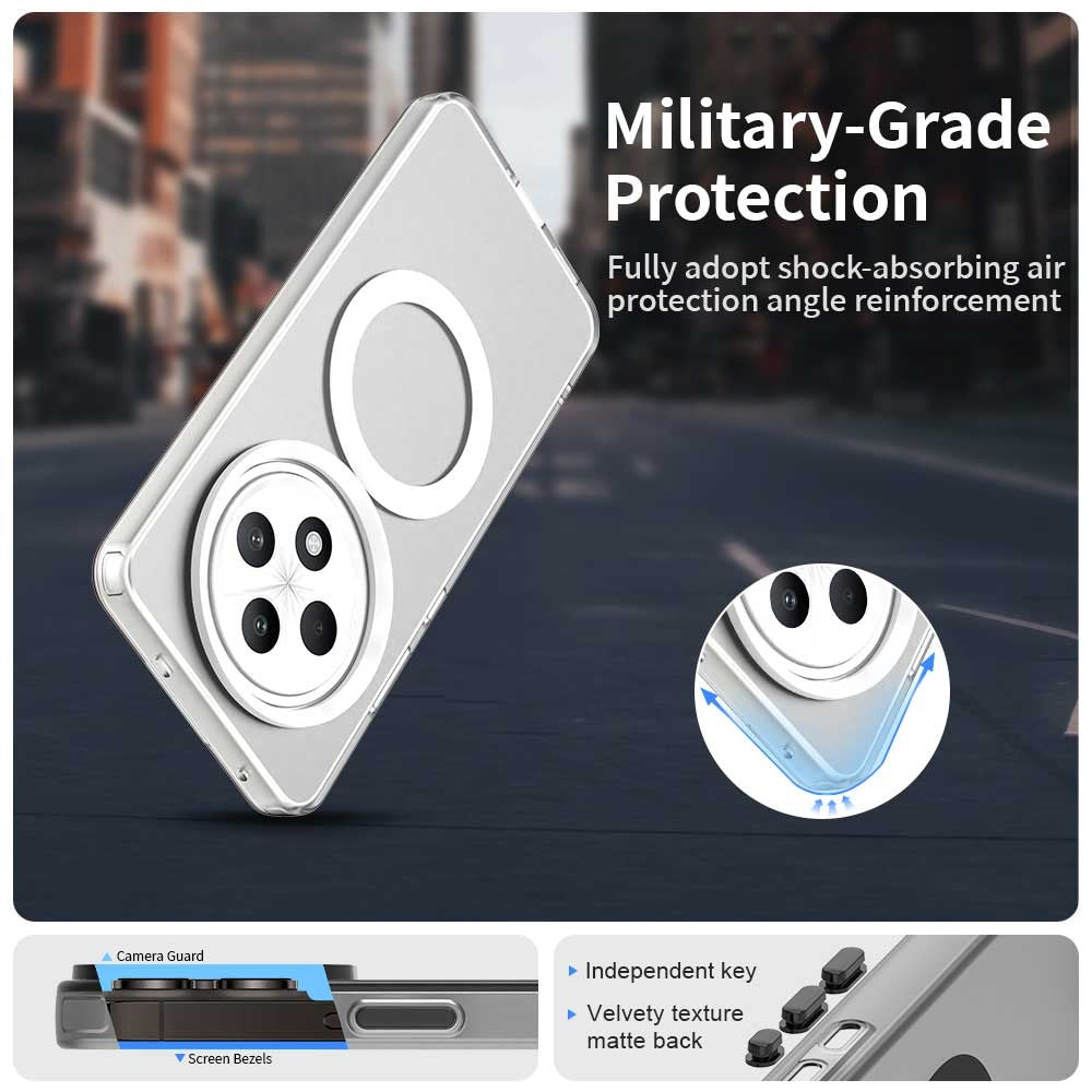 Калъф MagSafe за Oppo A3 4G / A3 5G, Techsuit, CandyCase, Бял