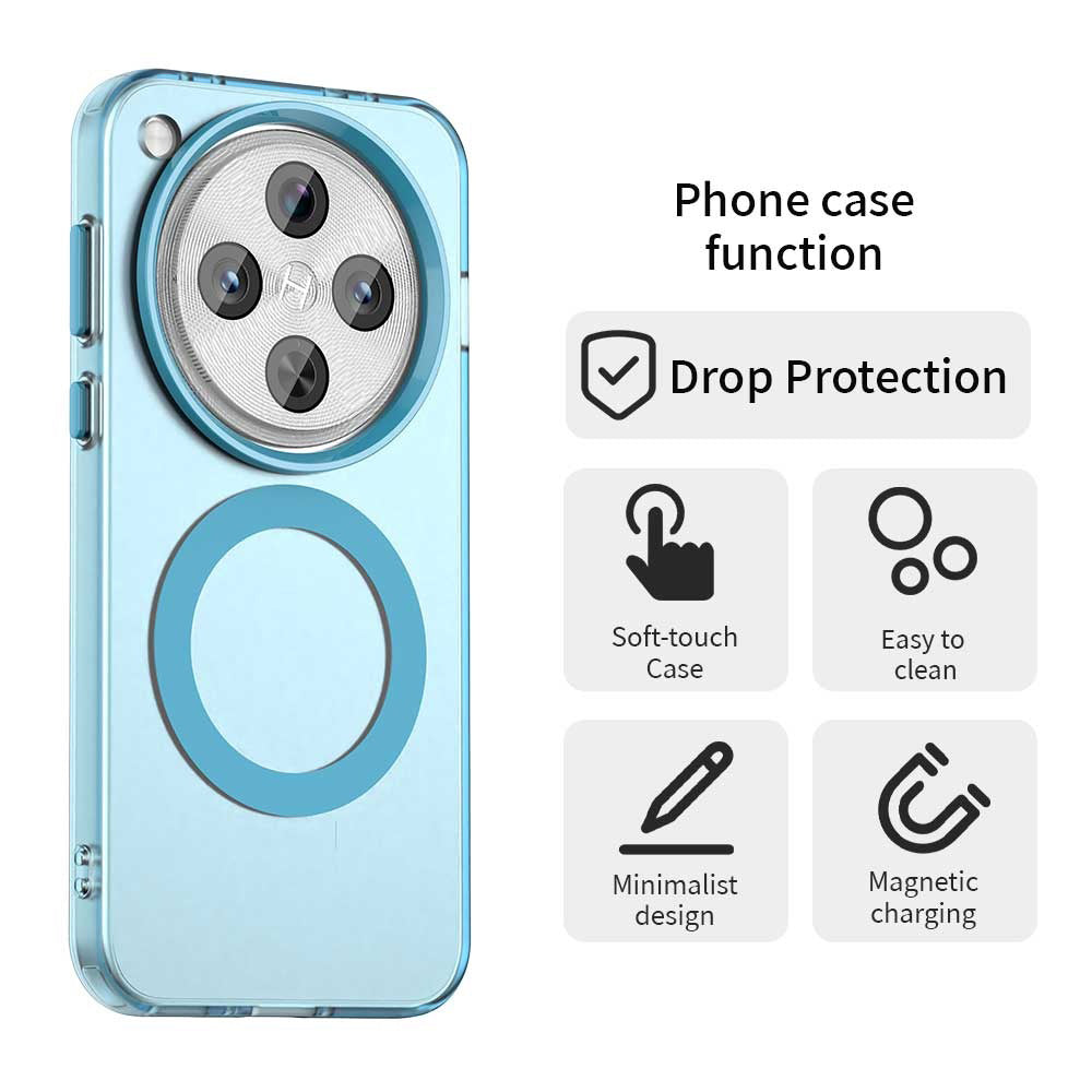 Калъф MagSafe за Oppo Find X8 Pro, Techsuit, CandyCase, Син