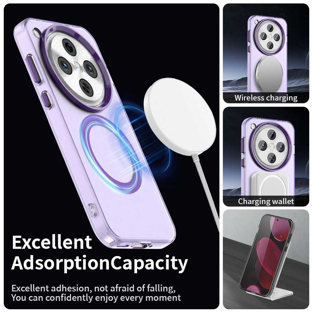 Калъф MagSafe за Oppo Find X8 Pro, Techsuit, CandyCase, Лилав