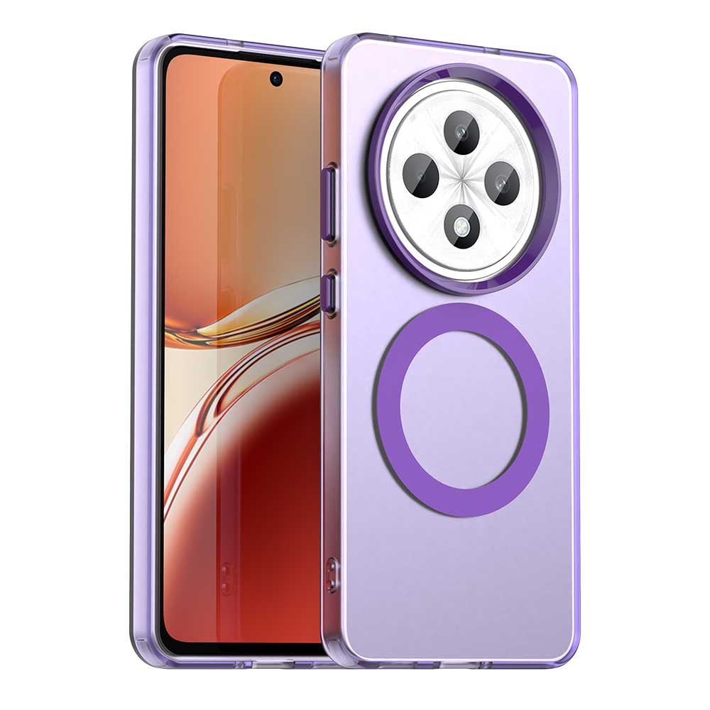 Калъф MagSafe за Oppo Reno12 FS 5G / Reno12 FS 4G / Reno12 F 4G / Reno12 F, Techsuit, CandyCase, Лилав