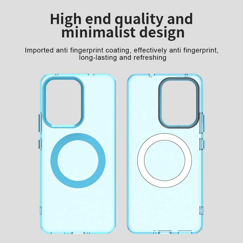 Калъф MagSafe за Oppo Reno13 FS 5G / Reno13 F 4G / Reno13 F, Techsuit, CandyCase, Син