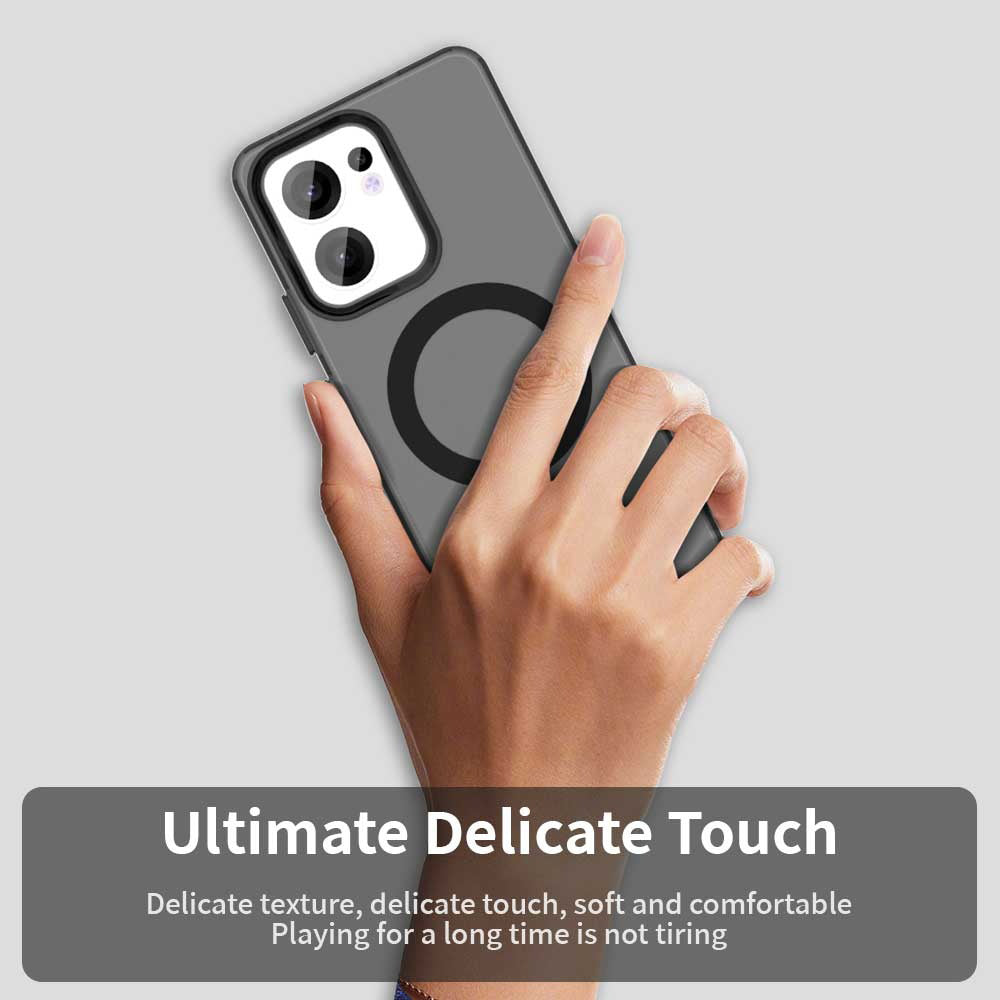 Калъф MagSafe за Oppo Reno13 FS 5G / Reno13 F 4G / Reno13 F, Techsuit, CandyCase, Черен