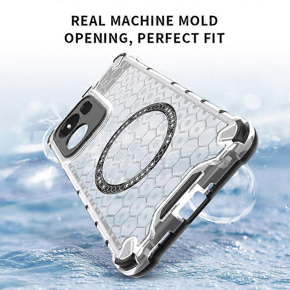Калъф MagSafe за Oppo Reno13 FS 5G / Reno13 F 4G / Reno13 F, Techsuit, HoneyComb Shield, Черен