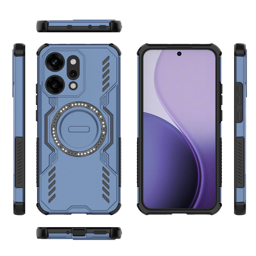 Калъф MagSafe за Oppo Reno14 Pro, Techsuit, ArmorMag, Син