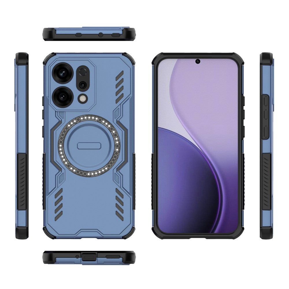 Калъф MagSafe за Oppo Reno14, Techsuit, ArmorMag, Син