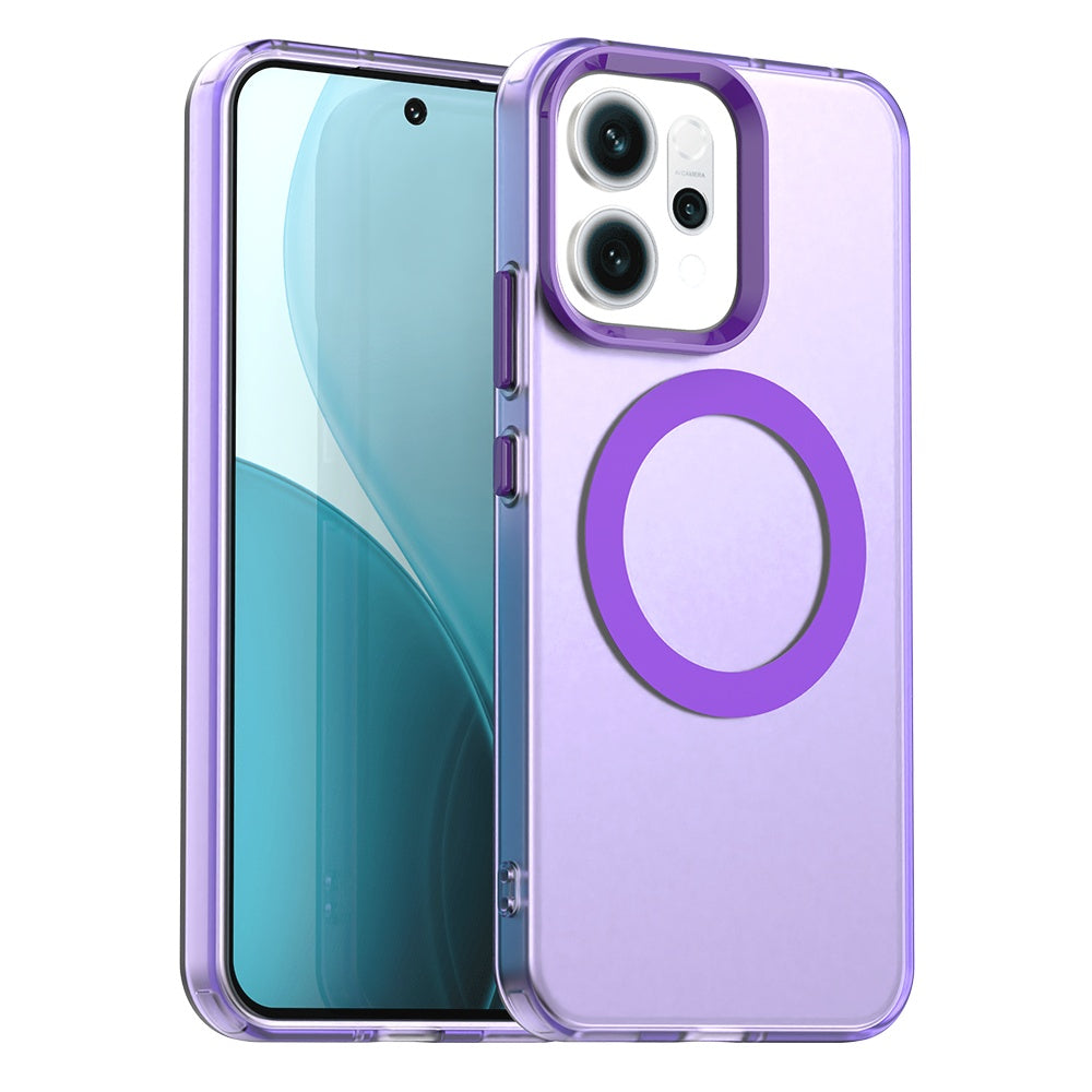 Калъф MagSafe за Oppo Reno14, Techsuit, CandyCase, Лилав