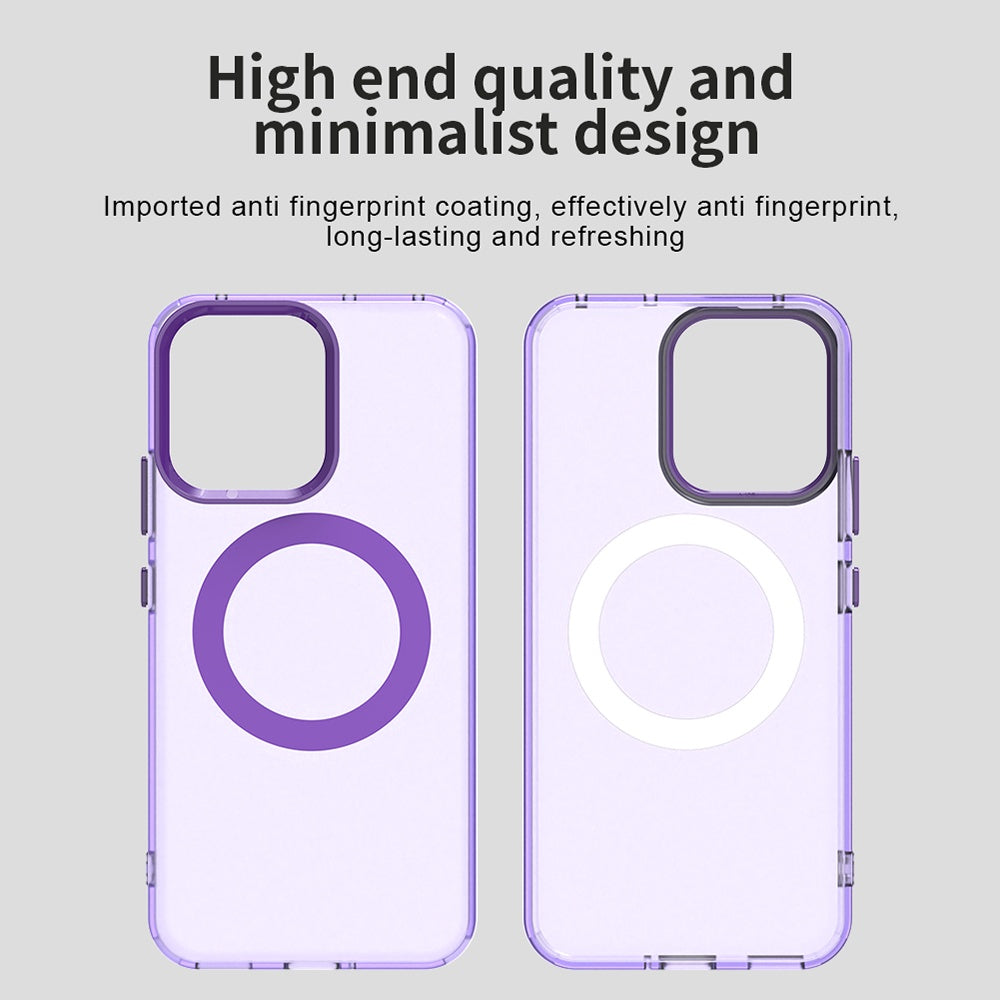 Калъф MagSafe за Oppo Reno14, Techsuit, CandyCase, Лилав