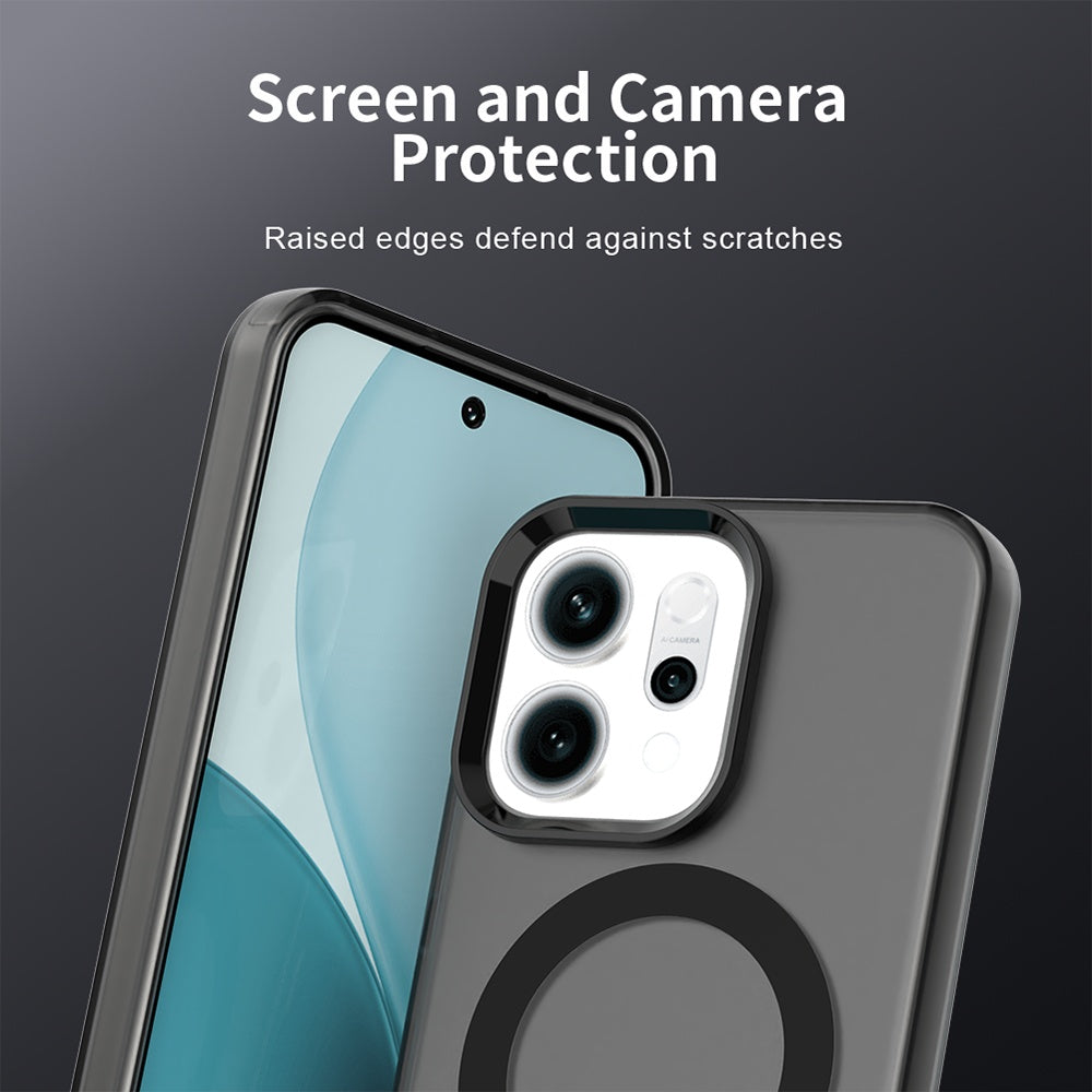 Калъф MagSafe за Oppo Reno14, Techsuit, CandyCase, Черен