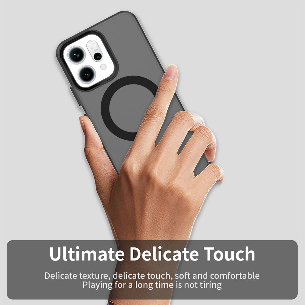 Калъф MagSafe за Oppo Reno14, Techsuit, CandyCase, Черен