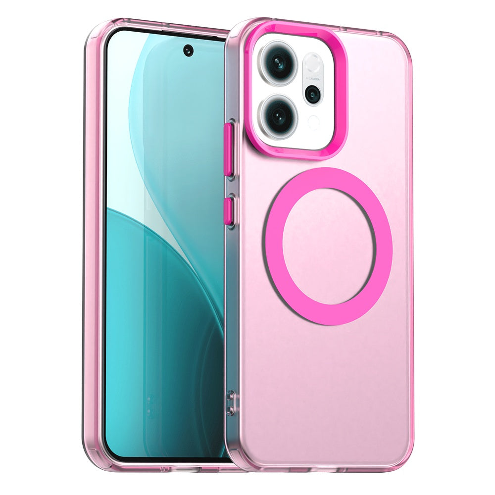 Калъф MagSafe за Oppo Reno14, Techsuit, CandyCase, Розов