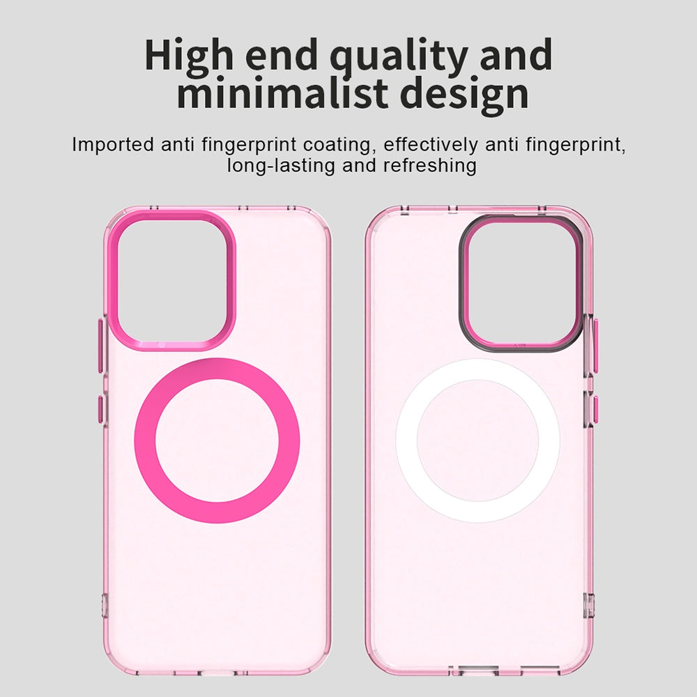 Калъф MagSafe за Oppo Reno14, Techsuit, CandyCase, Розов
