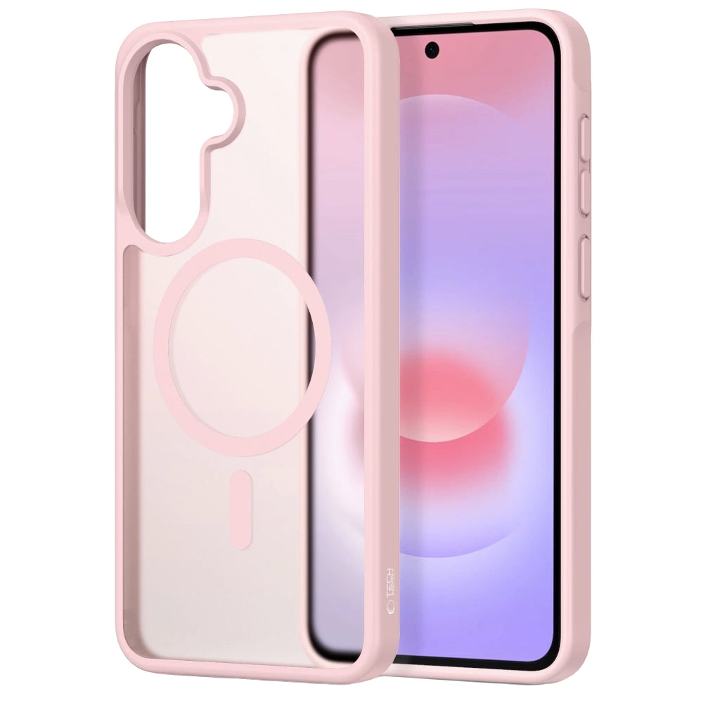Калъф MagSafe за Samsung Galaxy A37 5G / A56 A566 / A36 A366, Tech-Protect, Magmat, Розов мат
