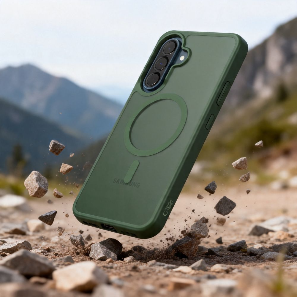 Калъф MagSafe за Samsung Galaxy A37 5G / A56 A566 / A36 A366, Tech-Protect, Magmat, Матово зелено