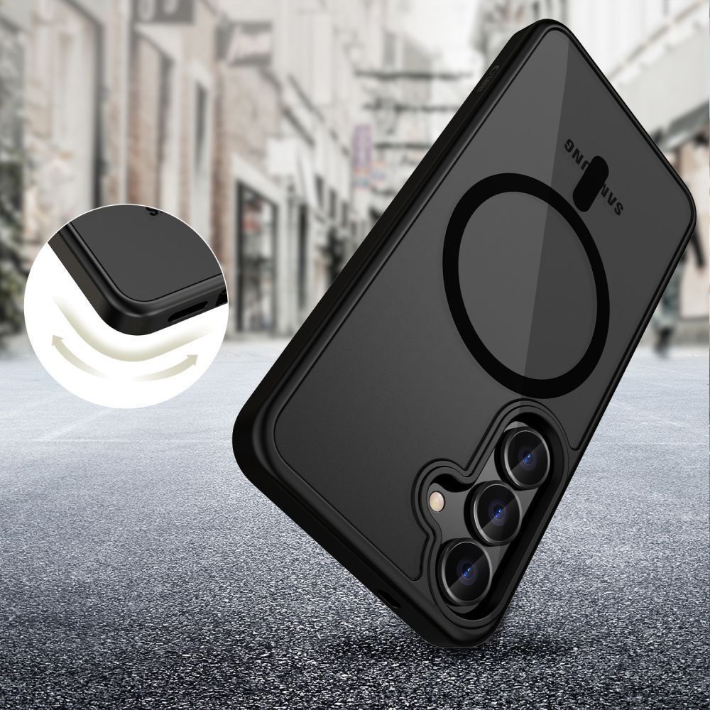 Калъф MagSafe за Samsung Galaxy A37 5G / A56 A566 / A36 A366, Tech-Protect, Magmat, Матово черен
