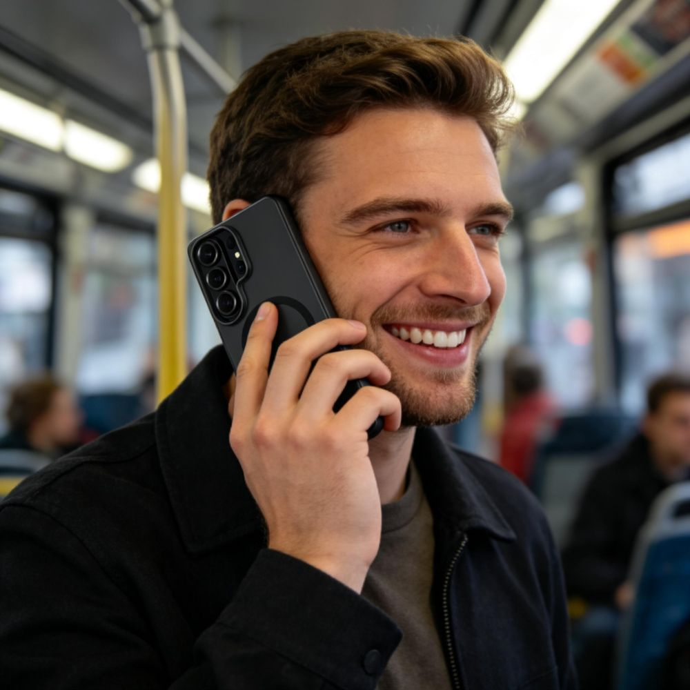 Калъф MagSafe за Samsung Galaxy S26 Ultra S948, Tech-Protect, MagSlim, Матово Черен