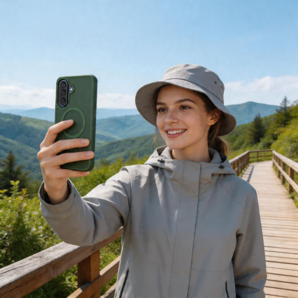 Калъф MagSafe за Samsung Galaxy A37 5G / A56 A566 / A36 A366, Tech-Protect, Magmat, Матово зелено