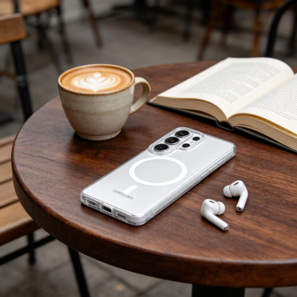 Калъф MagSafe за Samsung Galaxy S26 Ultra S948, Tech-Protect, MagSlim, Матов Прозрачен