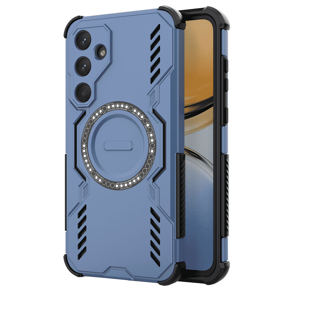 Калъф MagSafe за Samsung Galaxy A55 5G A556, Techsuit, ArmorMag, Син