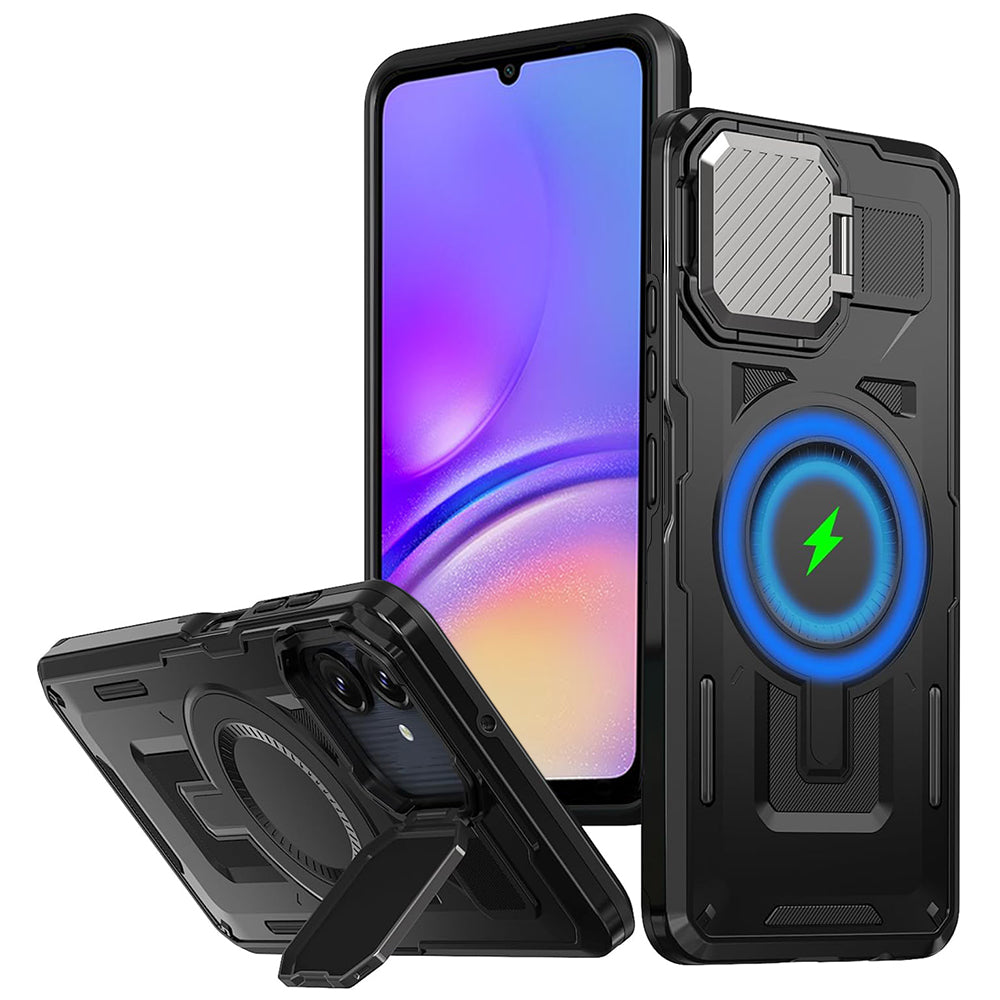 Калъф MagSafe за Samsung Galaxy A05 A055, Techsuit, CamVault, Черен