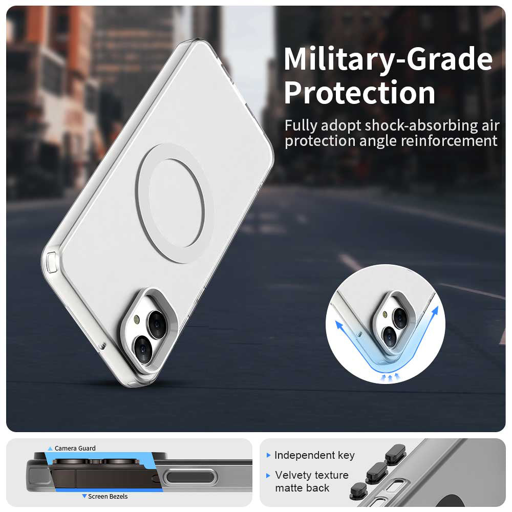 Калъф MagSafe за Samsung Galaxy A05 A055, Techsuit, CandyCase, Бял